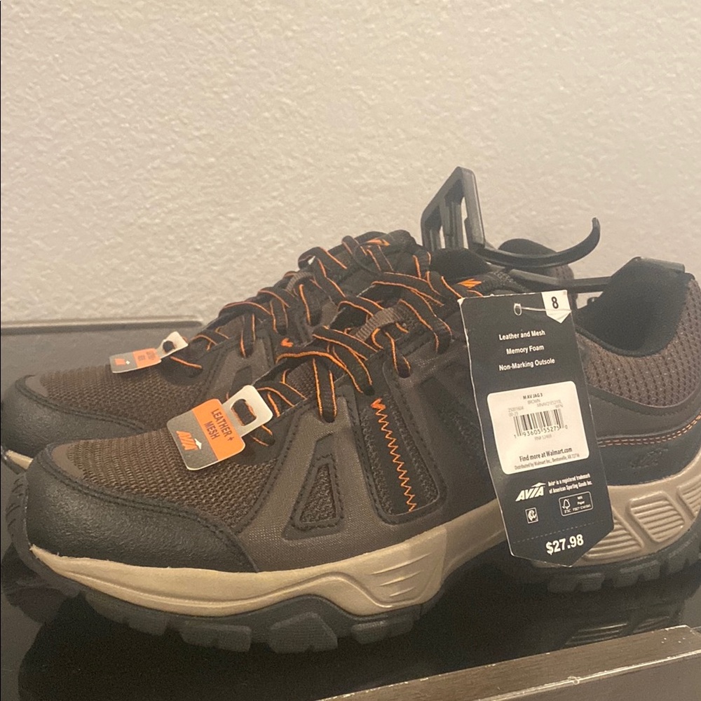 Avia Men's Brown and Black Walking Shoes